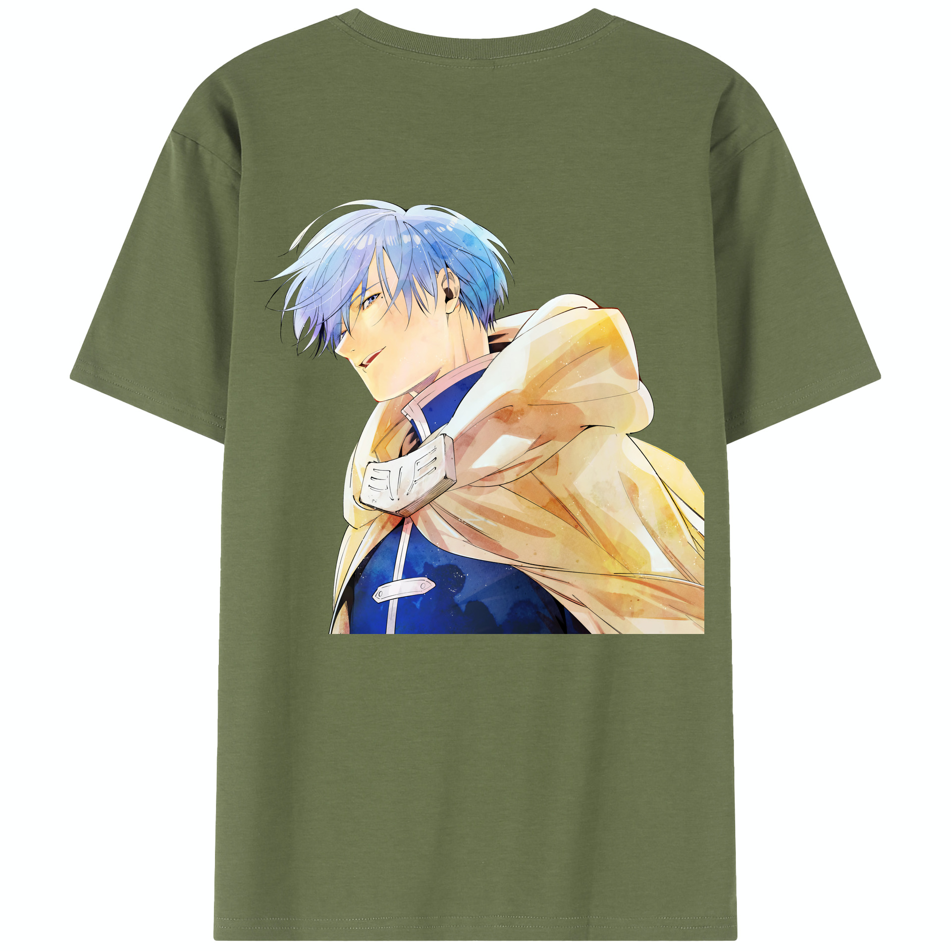（画像用） 葬送のフリーレン Frieren 綿100％半袖Tシャツ（背面プリント）